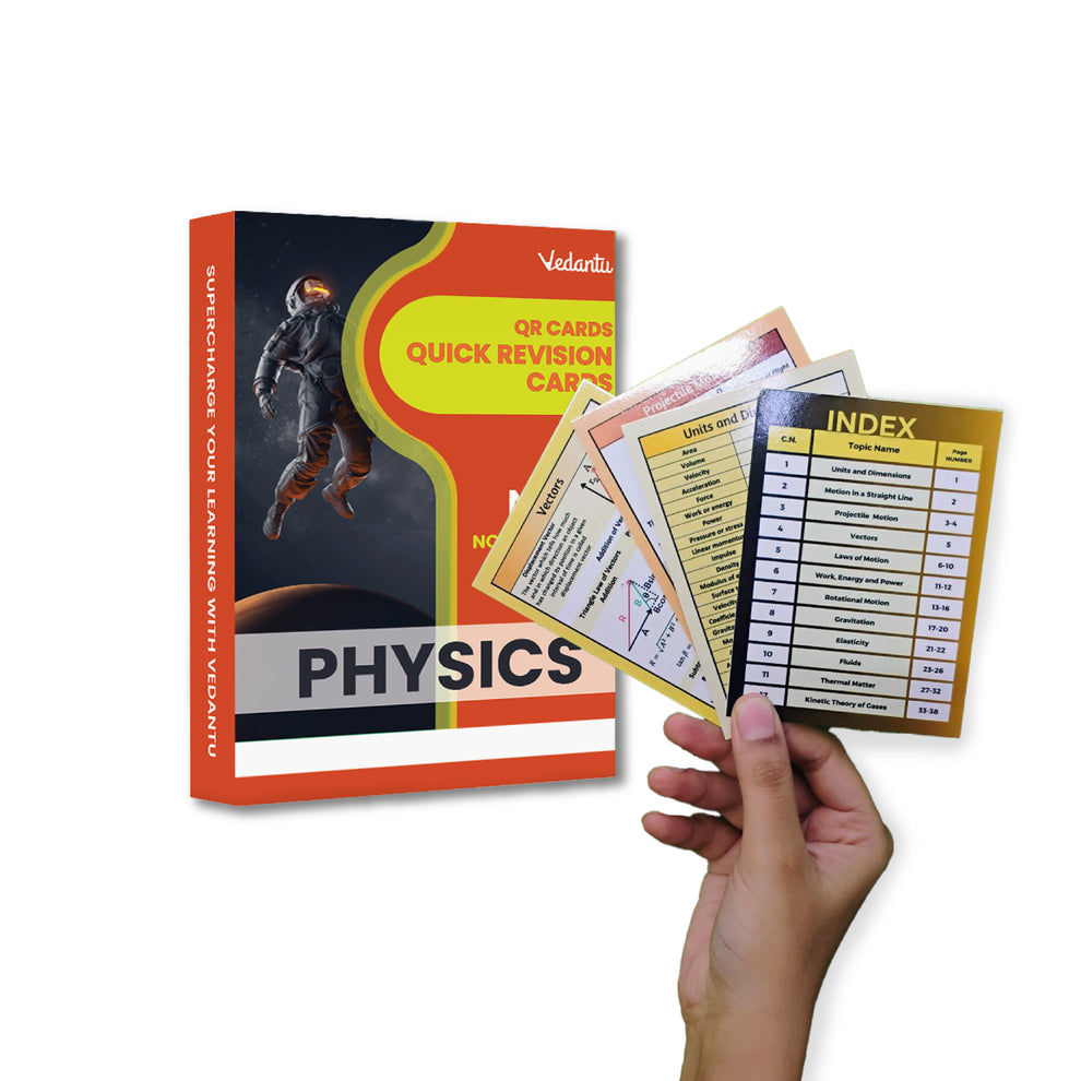 Deeksha Vedantu Quick Revision Cards for NEET Physics, Chemistry and Biology 2025 | NEET Flash Cards With Booklet for Quick Revision