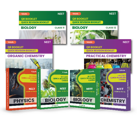 Deeksha Vedantu Quick Revision Cards for NEET Physics, Chemistry and Biology 2025 | NEET Flash Cards With Booklet for Quick Revision